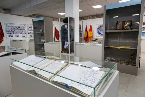 Exposition room at Svetlana Polyana museum