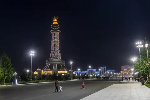 Dushanbe by night