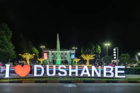 Dushanbe by night