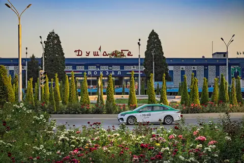 Railway station of Dushanbe