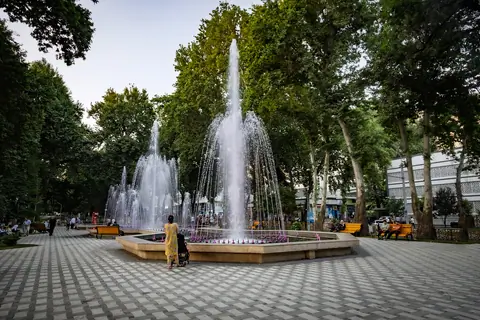 Fountain in Dushanbe
