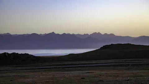 Son Kul at dusk