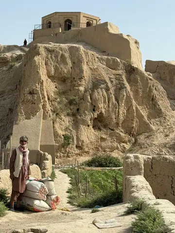 outer walls of ancient Bactra
