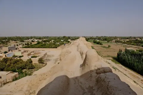 outer walls of ancient Bactra
