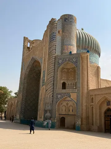 Mosque of Balkh city in Afghanistan