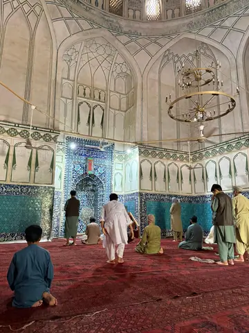 Inerior of mosque of Balkh in Afghanistan