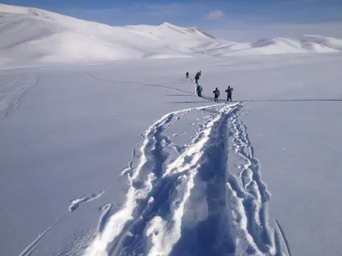 Snowshoeing in Kyrgyzstan 