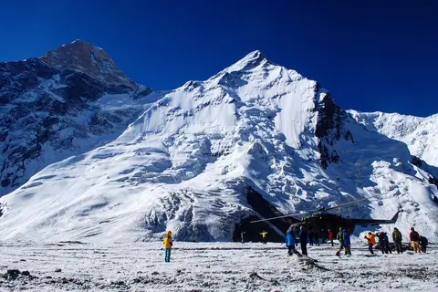 Inylchek glacier