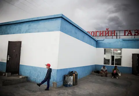 Street scene in Mandalgovi