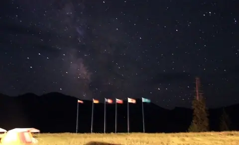 Starry night in Karkara base camp