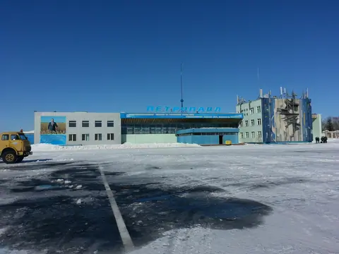 Airport in Petropavlovsk