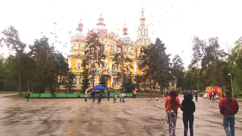 Almaty Cathedral in Kazakhstan