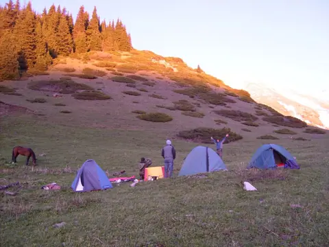 At the foot of Kalmak Ashuu pass Chong Kemin