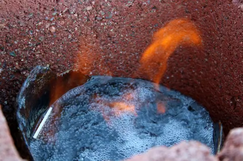 Source with "Burning Water" near Epkin
