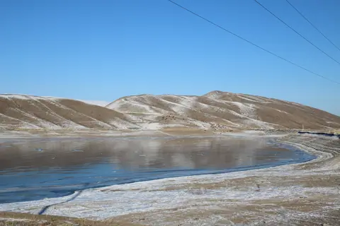 Lake near Epkin in Winter
