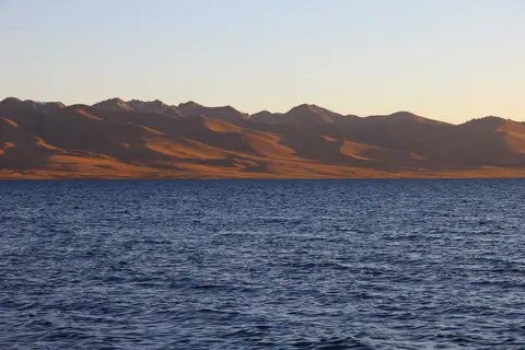 Lake Son Kul sunset