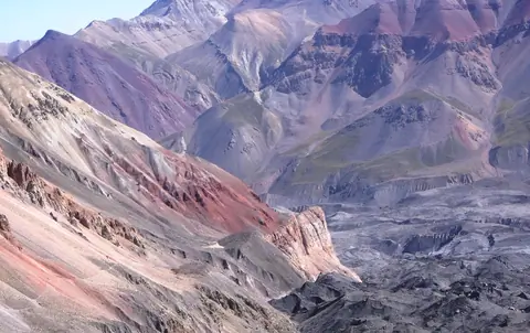 Lenin peak glacier