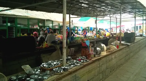 Shahmansur bazar of Dushanbe