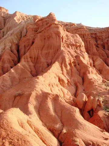 Canyon Skazka at Issyk Kul lake