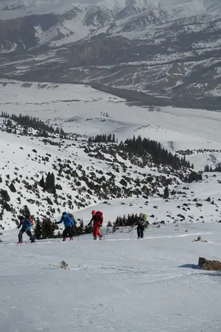 Ski Touring in Jergalan Village 