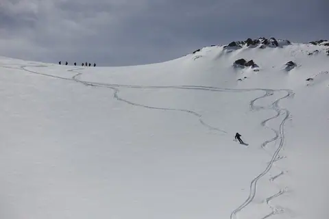 Ski Touring in Jergalan Village 