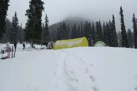 Ski Touring in the Karakol Gorge, Kyrgyzstan