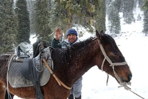 Ski Touring in the Karakol Gorge, Kyrgyzstan