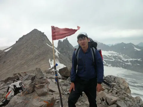 Tilek at Ala-Archa pass by Thomas Charton