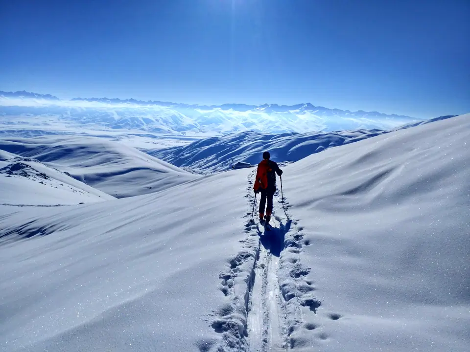 ski touring Suusamyr Too Ashuu