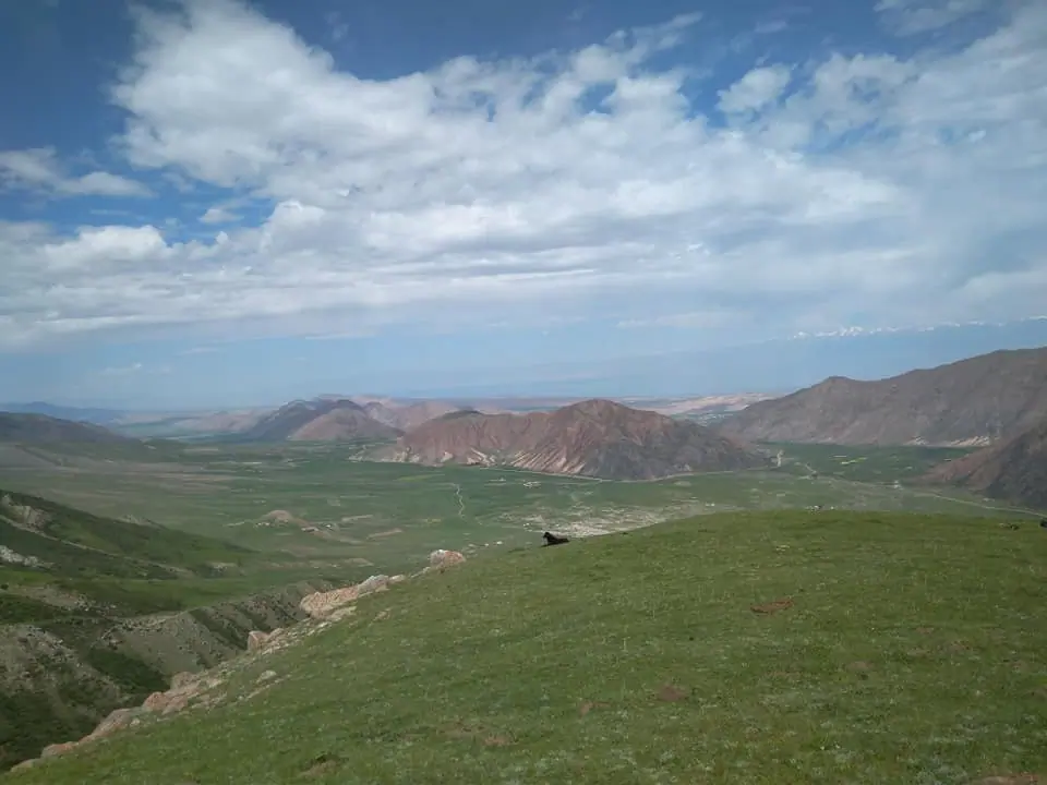 View from mountain side