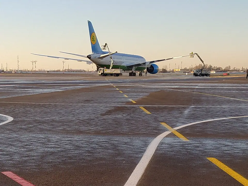 Plane on the ground