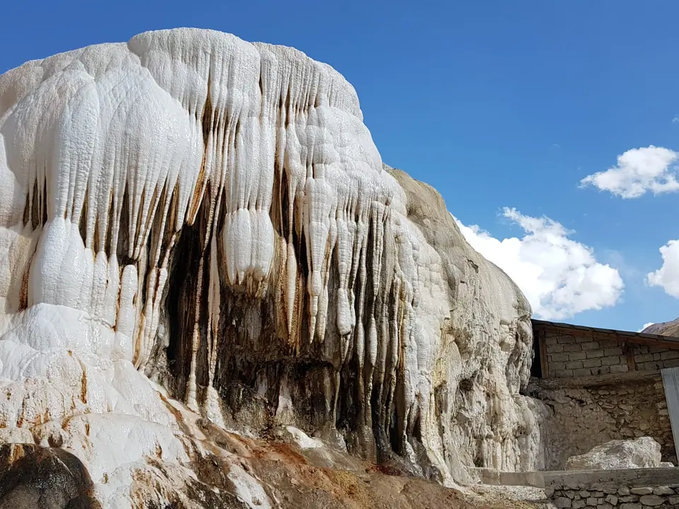 Hot springs in the Panj valley