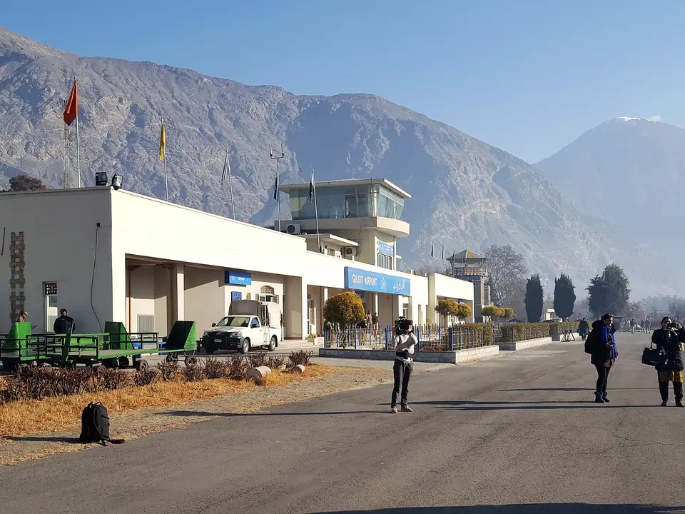 Airport of Gilgit city