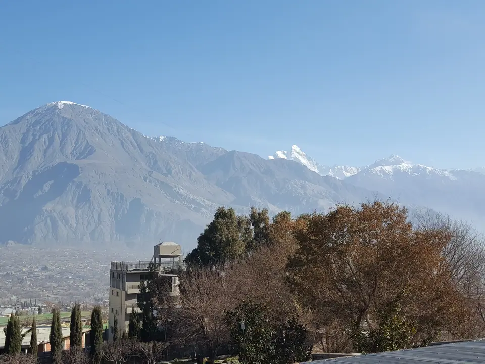 View from Serena Hotel in Gilgit