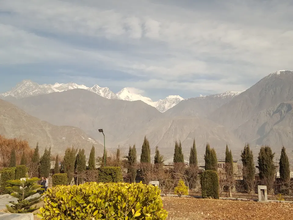 View from Serena Hotel in Gilgit