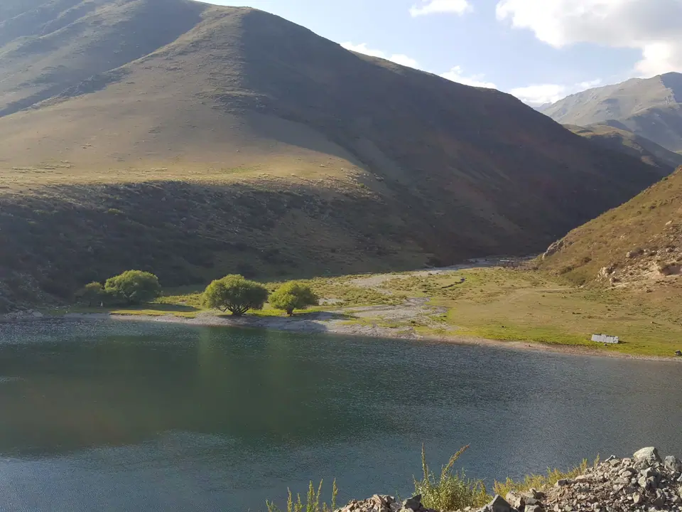 Zhashyl​​-Kel lake in Chong Kemin National park