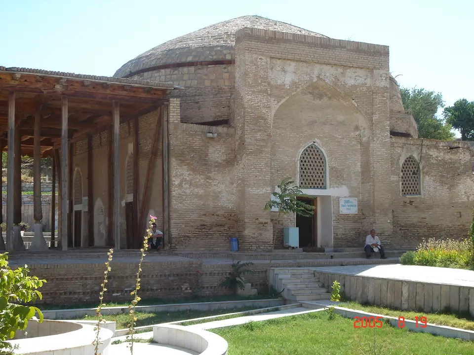 The round Djuma mosque was constructed above the spring "Chashma"