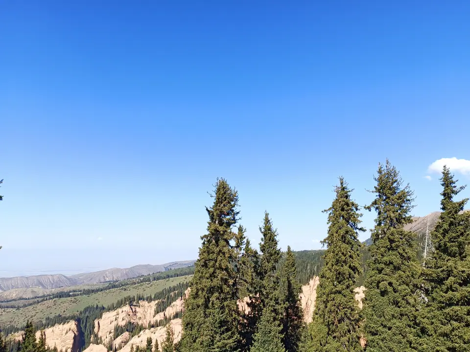 Red canyon of Irdyk valley