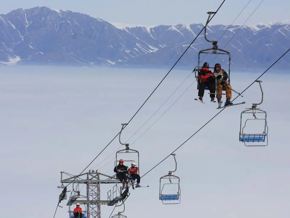 Chairlift at Orlovka ski base