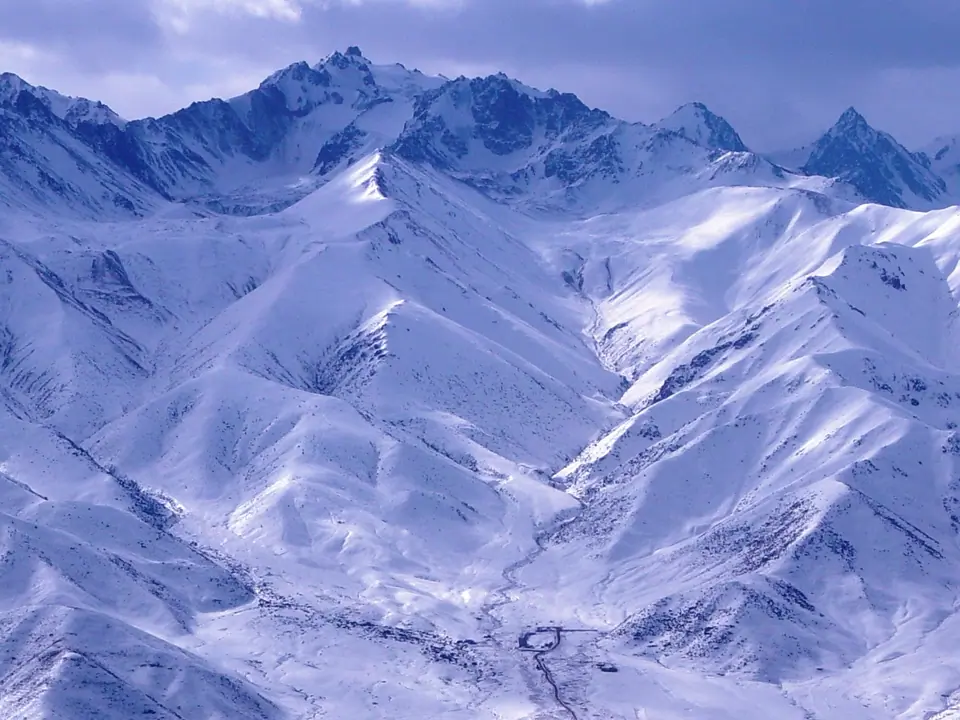 Aerial view of Noruz ski resort