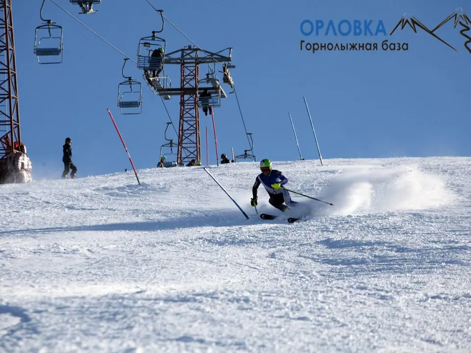 Chairlift at Orlovka ski base