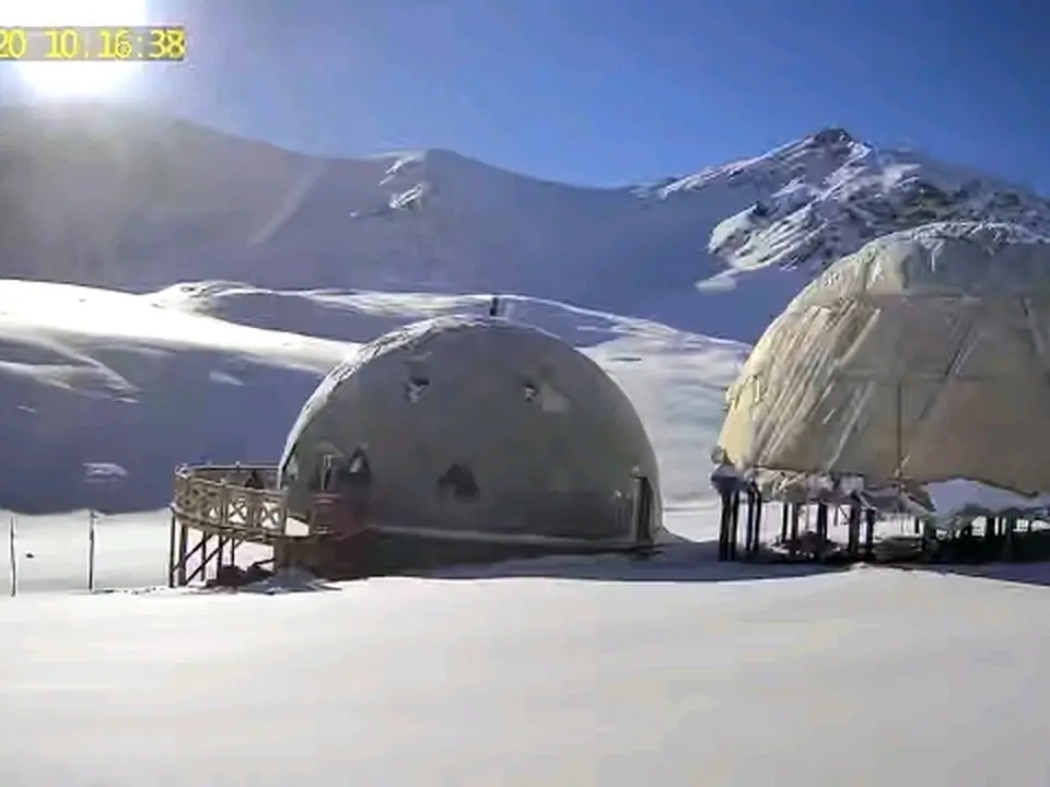 the Pamir Alay Alpine Dome Hotel