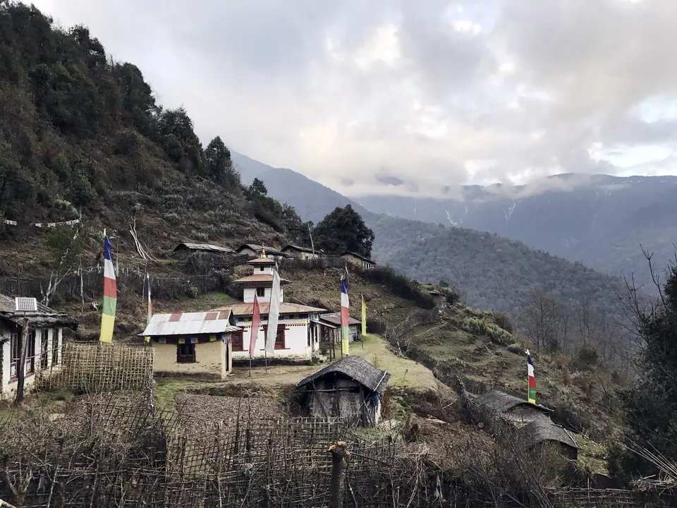 On foot of Makalu peak