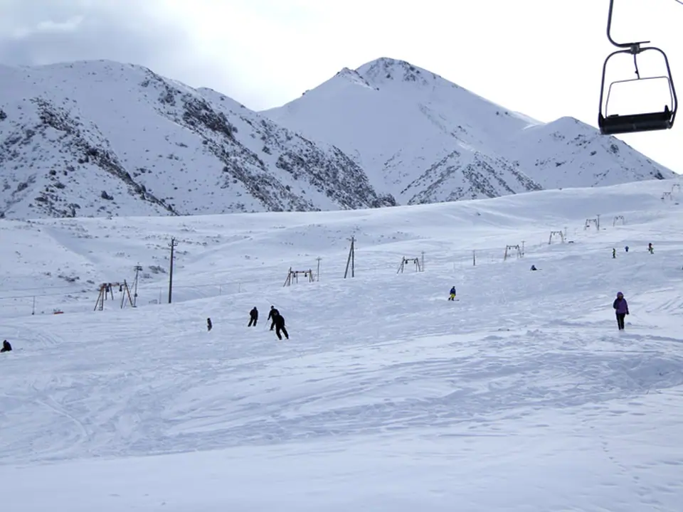 Ski slopes of Zil ski resort