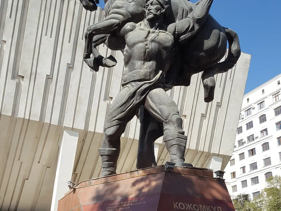 Memorial of Kojomkul at the Bishkek's Sport Palace