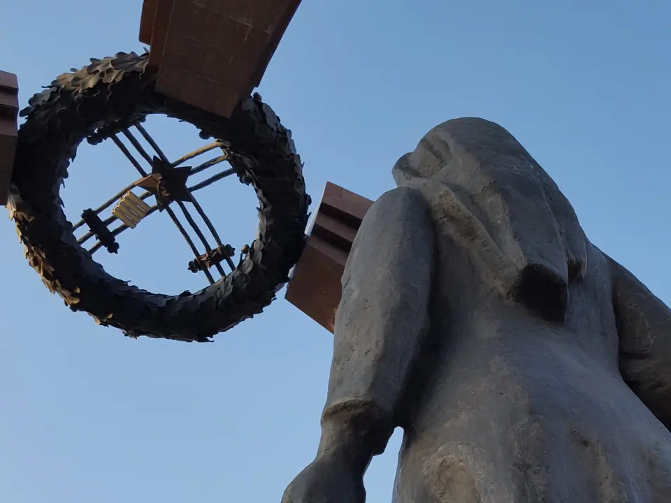 2WW Victory square of Bishkek, capital of Kyrgyzstan 