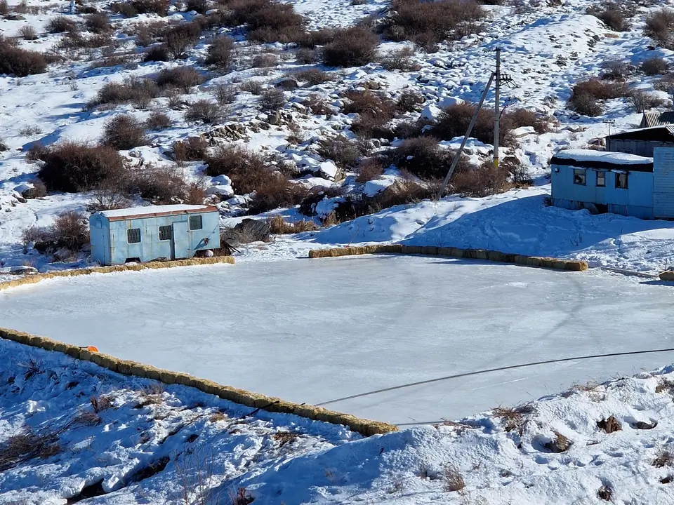 Mountain ski resort Norus in Kyrgyzstan 