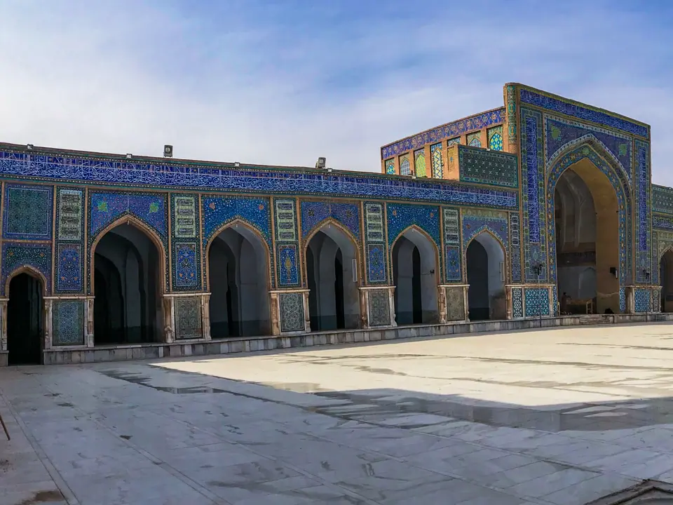 The Great Mosque of Herat (Pashto: د هرات لوی جومات ; Dari: مسجد جامع هرات, romanized: Masjid-i Jāmi‘-i Herāt)