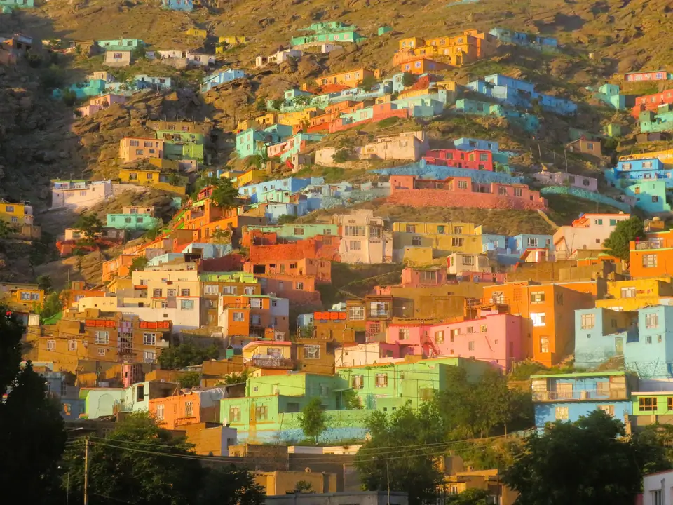 Colorful houses of Kabul