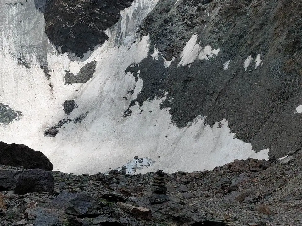 Archa Tor pass between Asan Tukum gorge (Jeti Oguz) and Karabatkak (Chong Kyzyl Suu)